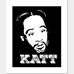 katt williams face illustration T-Shirt Posters and Art